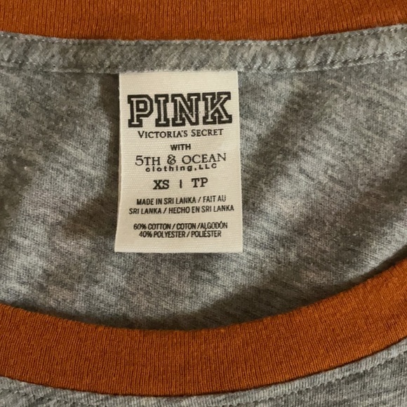 Vs PINK LONGHORN LONG SLEEVE TOP - Picture 7 of 7